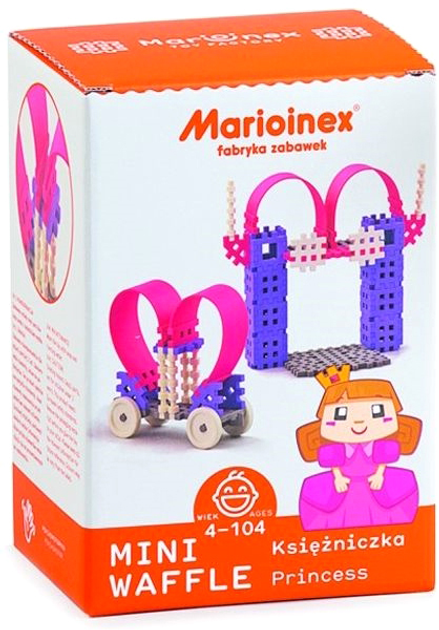 Конструктор Marioinex Mini Waffle Принцеса 65 деталей (5903033902493) - зображення 1