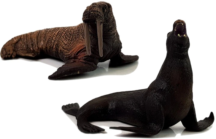 Набір фігурок LEAN Toys Морські тварини 8 шт (5905214970857) - зображення 4