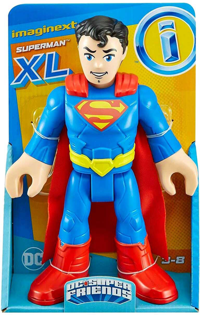 Figurka Fisher Price Imaginext DC Super Friends Superman XL 25 cm (0887961895179) - obraz 1