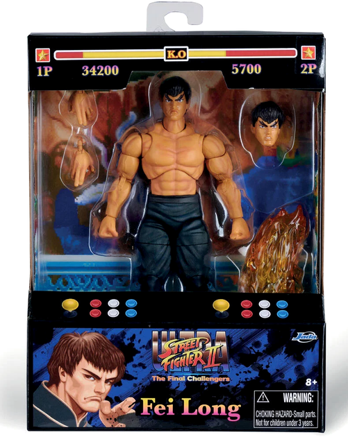 Figurka Jada Street Fighter Fei-Long 15 cm (4006333084522) - obraz 1