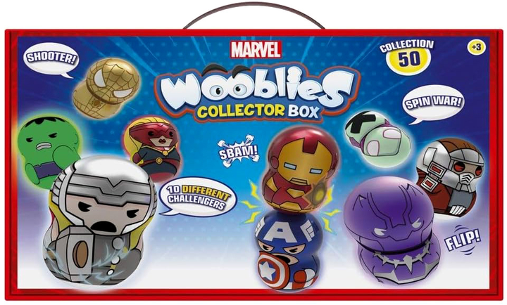 Zestaw figurek Marvel Wooblies Collector Box z akcesoriami 4 szt (8436561093809) - obraz 1