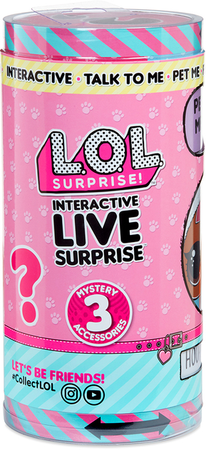 Набір фігурок MGA LOL Interactive Live Surprise 3 шт (0035051556305) - зображення 1