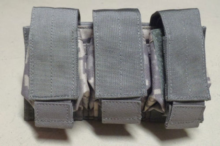 Подсумок BlackHawk STRIKE MOLLE Triple Frag Pop-Up Pouch, ACU 37cl69 ACU - изображение 1