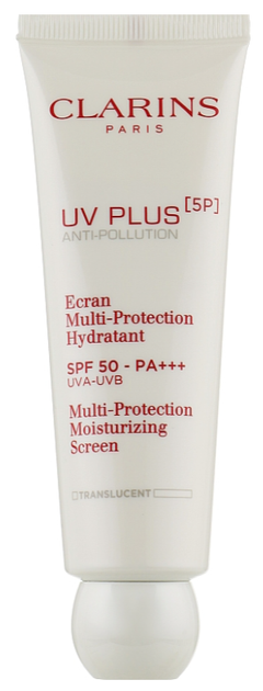 Krem do twarzy Clarins UV Plus Anti-Pollution Suncreen Multi-Protection Broad Spectrum ochronny SPF 50 50 ml (3380810424065) - obraz 2