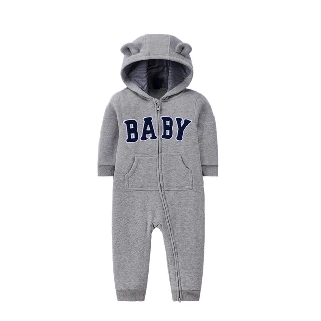 Детский теплый человечек Baby арт 7234 62-68 см Серый - Фото 1 Детский теплый человечек Baby арт 7234 62-68 см Серый - изображение 1