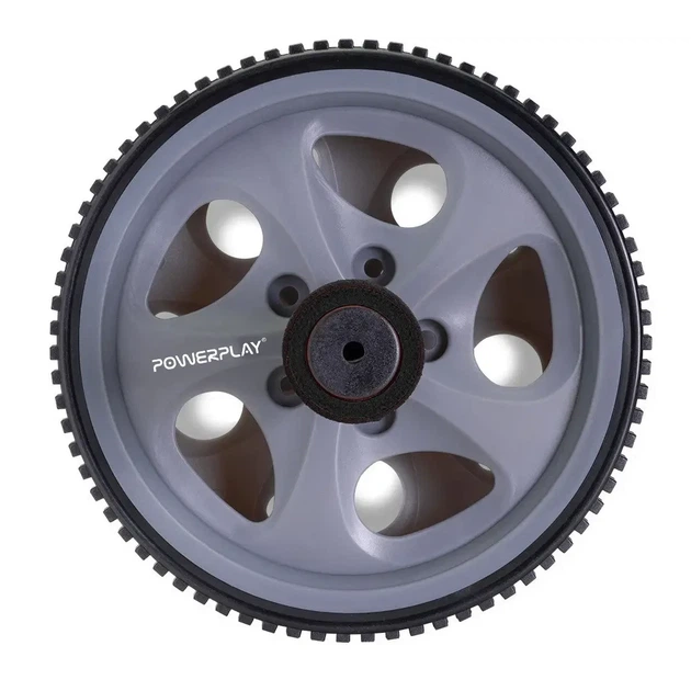 Колесо для преса PowerPlay PP-4345 Exercise Wheel (d16.5cm.) Сіре - изображение 3