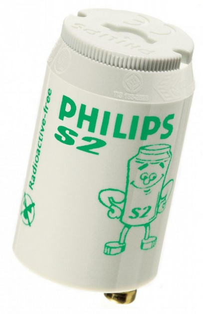 Стартер Philips 4-22W/110-220 S2 - Фото 1 Стартер Philips 4-22W/110-220 S2 - зображення 1