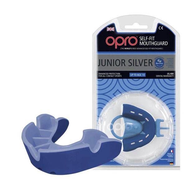 Капа OPRO Junior Silver Blue/Light Blue (art.002190002) - Фото 2 Капа OPRO Junior Silver Blue/Light Blue (art.002190002) - зображення 2