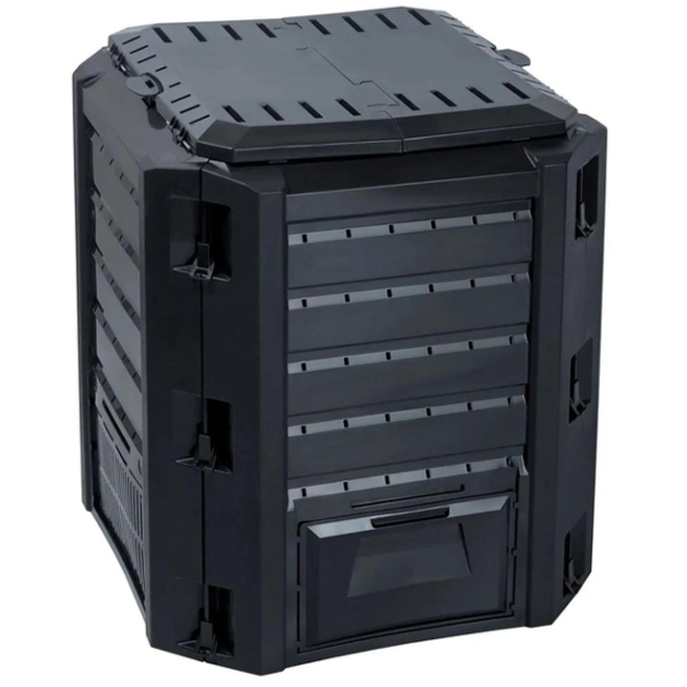 Компостер садовый PROSPERPLAST 1модуль 380л черный Польша (IKST380C-S411) - изображение 3