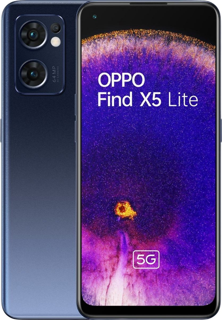 Мобільний телефон OPPO Find X5 Lite 8/256GB Starry Black (CPH2371) - зображення 1