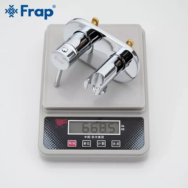 Гигиенический душ со смесителем скрытого монтажа Frap F7505, хром - изображение 5
