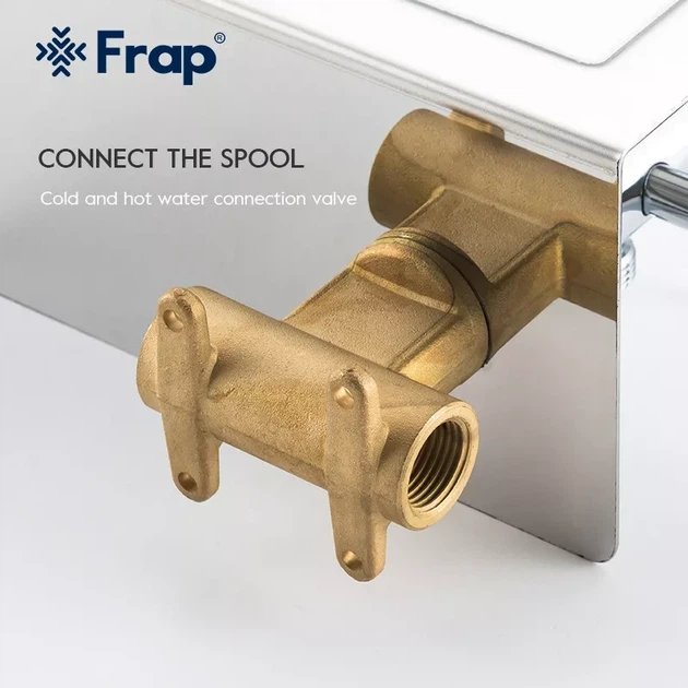 Гігієнічний душ Frap F7516 хром з паперотримачем та поличкою (1036524) - зображення 4
