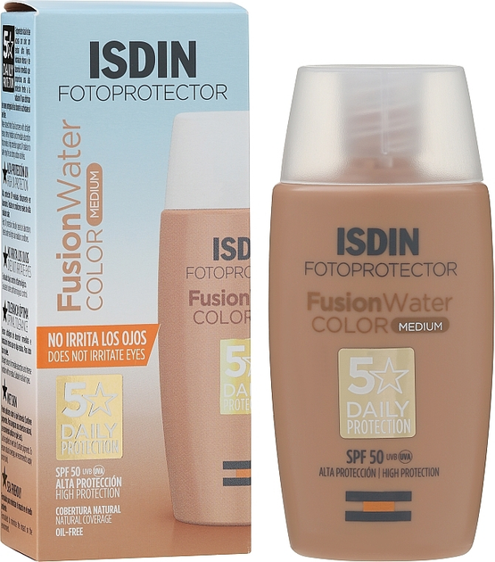 Krem przeciwsłoneczny Isdin Fotoprotector Fusion Water Color SPF50 Medium 50 ml (8470001878199) - obraz 2