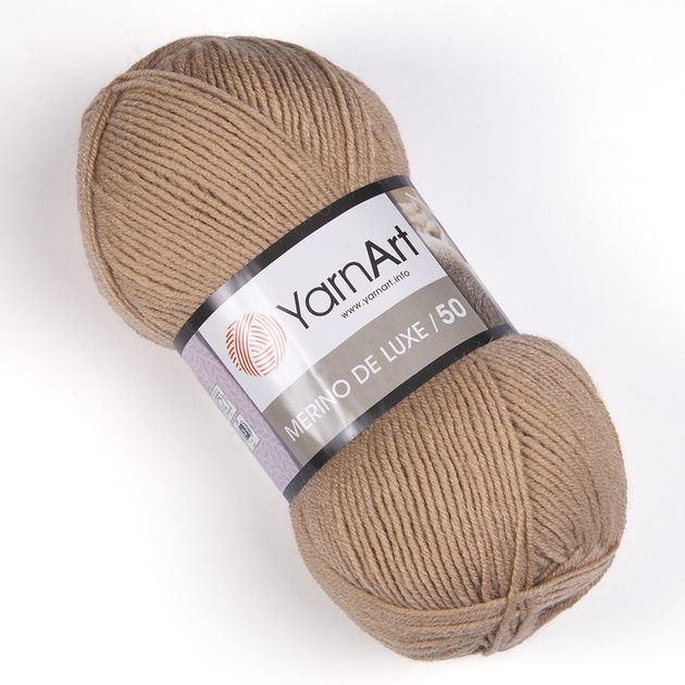 Пряжа YarnArt Merino De Luxe | ЯрнАрт Меріно Де Люкс 511 беж – фото ...