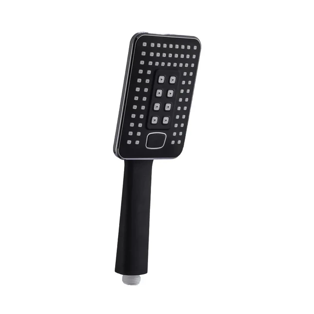 Душова система Frap F2457 Black/Chrome чорний/хром з латуні на три споживача з поворотним виливом-перемикачем (1037554) - зображення 7