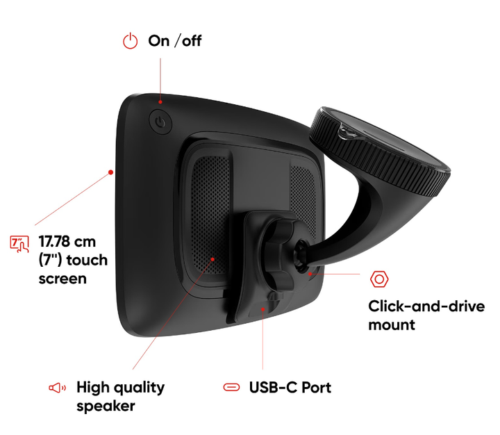 GPS-навигатор автомобильный TomTom GO Camper Max 7'' (1YD7.002.30) - изображение 3