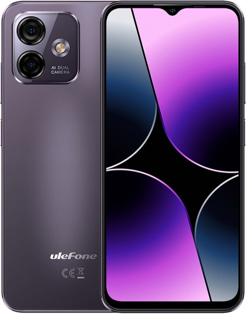 Smartfon Ulefone Note 16 Pro 8/256GB NFC Midnight Violet (M1HYU8XL) - obraz 1