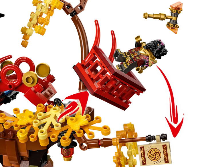 Zestaw klocków LEGO Ninjago: Świątynia smoczej energii 1029 elementów (71795) - obraz 5