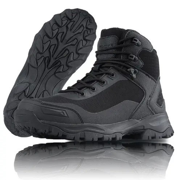 Тактичні черевики Mil-Tec Tactical Boots Lightweight Чорні 12816002 розмір 43 - зображення 1