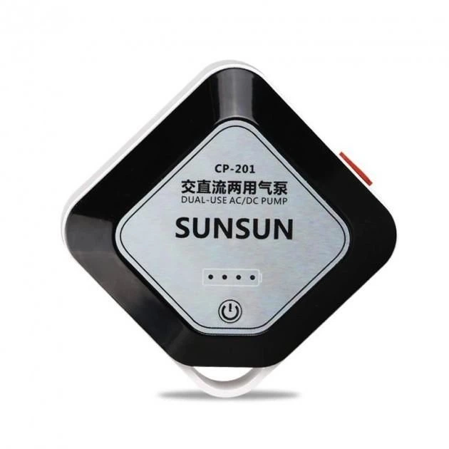 Компрессор на аккумуляторе SunSun CP-201 300 л/ч для аквариума 100-300 л - изображение 8