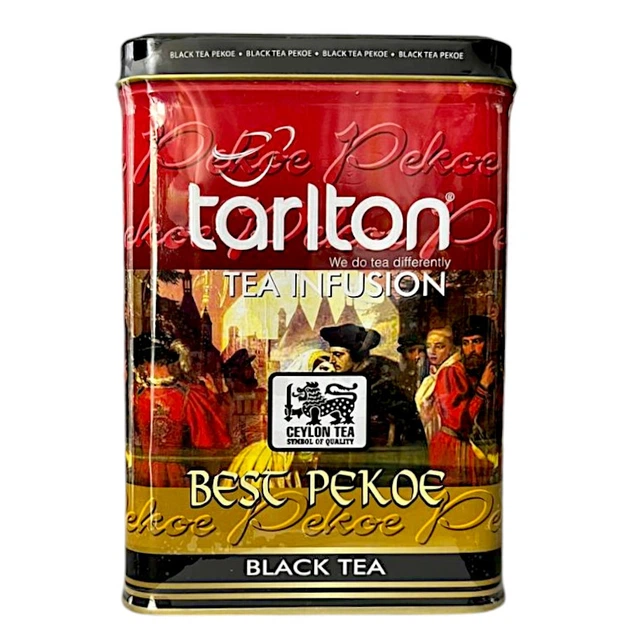 Чорний цейлонський чай Tarlton Pekoe 250 грамів у бляшанці - зображення 2