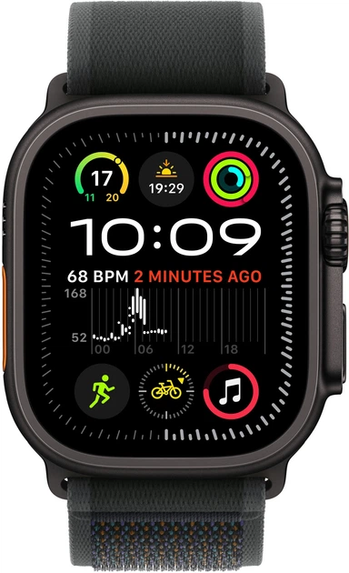 Ремінець Apple TrailLoop Black Titanium Finish для Apple Watch 49mm Black S/M (APL_MYQ53) - зображення 3