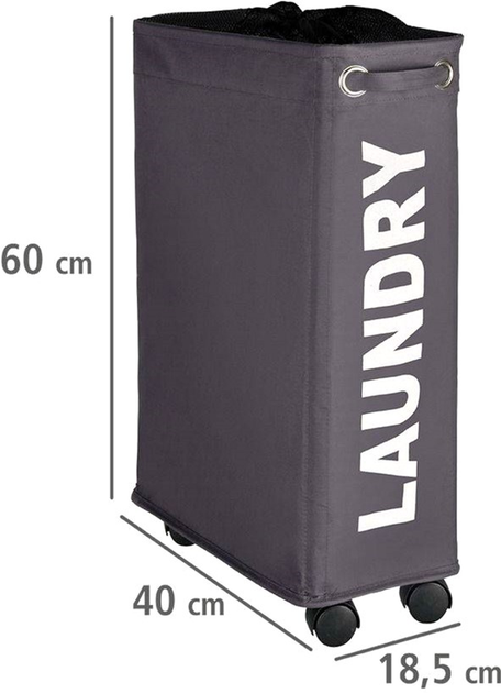 Кошик для білизни Wenko Corno 43 л Cірий (4008838345153) - зображення 6