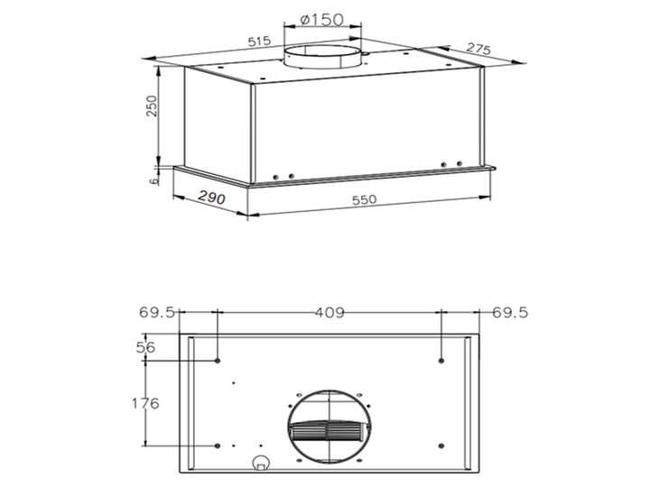 Вытяжка кухонная Hansa - OMP6553BGH - изображение 5