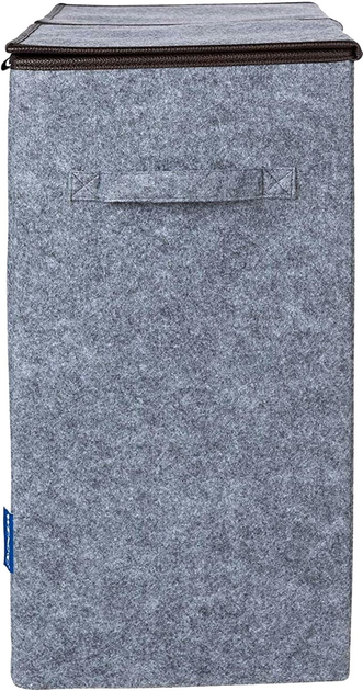 Kosz na pranie Wenko filcowy Duo 82 l Szary (4008838285107) - obraz 4