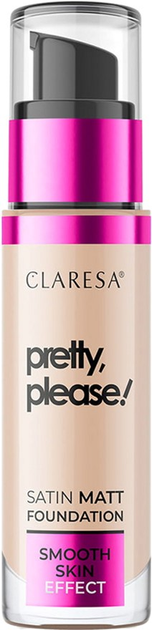 Тональний крем для обличчя Claresa з матово-сатиновим фінішем Pretty, Please! 05 Deep-Medium 33 г (5903819812688) - зображення 1