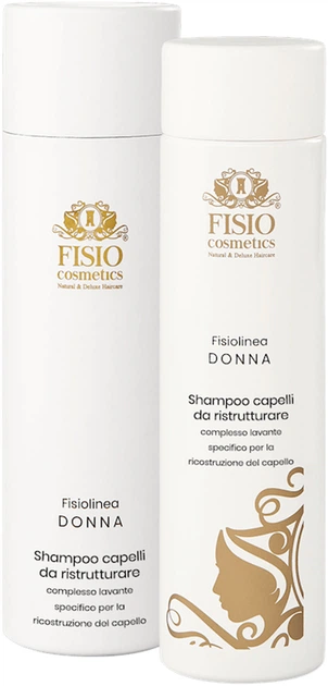 Шампунь для відновлення структури волосся Donna Ricostruzione Shampoo ristrutturante Fisio, 250 мл - Фото 1 Шампунь для відновлення структури волосся Donna Ricostruzione Shampoo ristrutturante Fisio, 250 мл - зображення 1