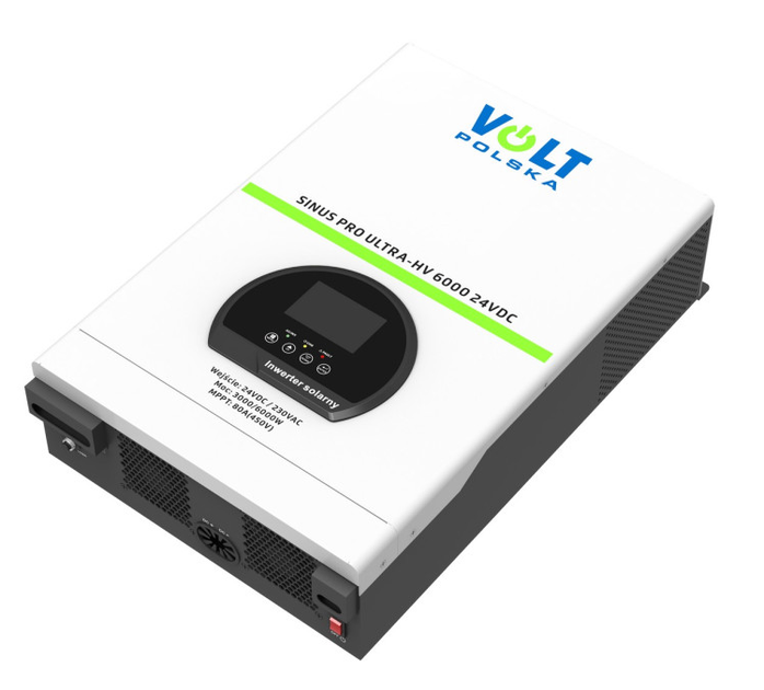 Сонячний інвертор Volt Polska ULTRA-HV 6000 24/230V (3000/6000W) + 80A MPPT (450V) (3SSHV30024) - зображення 3
