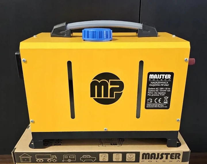 Автономний дизельний обігрівач MAJSTER POLSKA MP-0461 9 кВт 12V-24V-220V для автомобіля та приміщень з пультом ДУ Вебасто з пластиковим виводом дифузором - зображення 8
