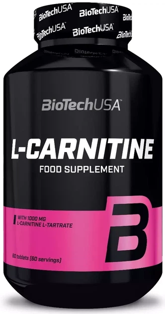 Жиросжигатель Л-карнитин BIOTECH USA L-CARNITINE 1000 30 таблеток в упаковке (VMD-1205727) - Фото 1 Жиросжигатель Л-карнитин BIOTECH USA L-CARNITINE 1000 30 таблеток в упаковке (VMD-1205727) - изображение 1
