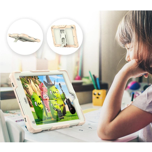 Чохол ARM Pro Apple iPad 6 (9.7") захисний з відкидною підставкою Pink/White - Фото 6 Чохол ARM Pro Apple iPad 6 (9.7") захисний з відкидною підставкою Pink/White - зображення 6