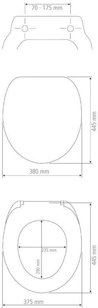Сидіння для унітазу Wenko з кольоровою графікою Red Blossom Multicolour (4008838341674) - зображення 3