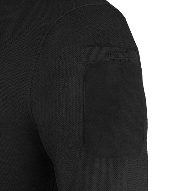 Рубашка поло Mil-Tec Tactical Quickdry Черная d/r 10962002 - L - изображение 3