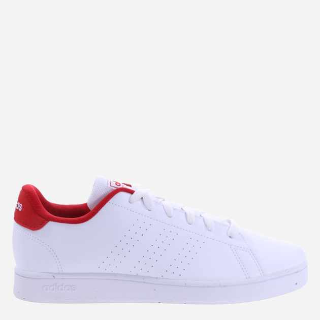 Tenisówki chłopięce adidas Advantage K H06179 39.5 Biały/Czerwony (4066748223138) - obraz 1