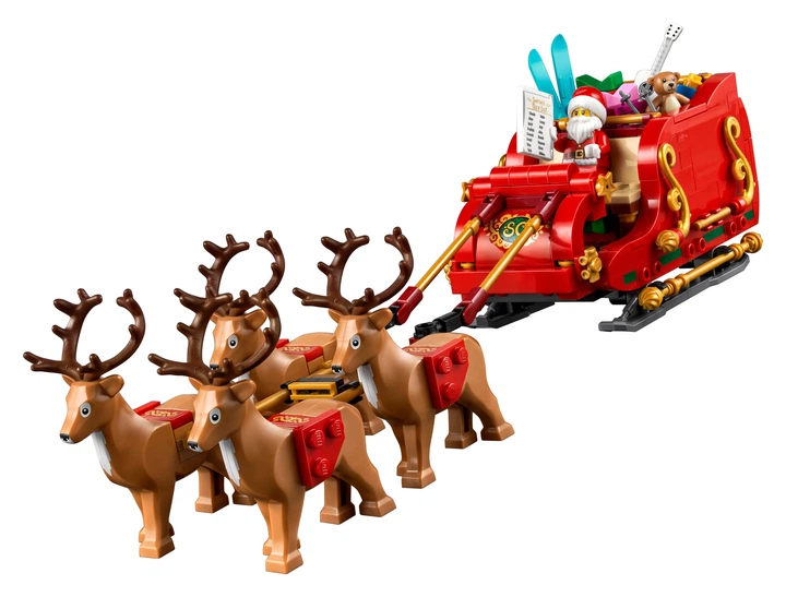 Конструктор LEGO Санчата Санты 343 детали (40499) – игрушки с