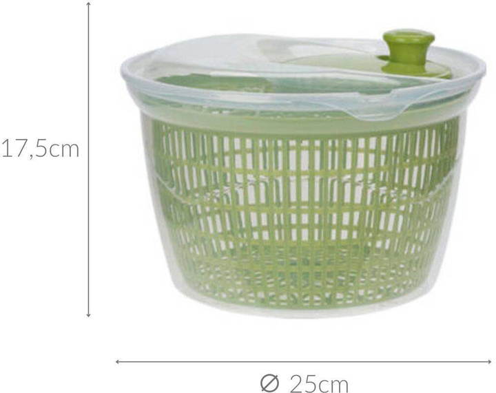 Suszarka do sałaty Excellent Houseware zielona 25 cm (5902973430271)  - obraz 2