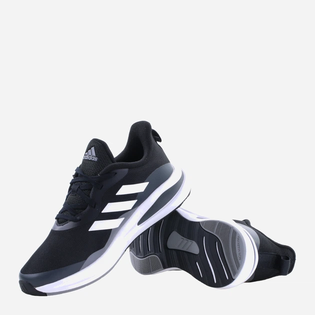 Buty sportowe chłopięce adidas FortaRun K GZ4415 36 Czarne z białym (4065427500980) - obraz 4