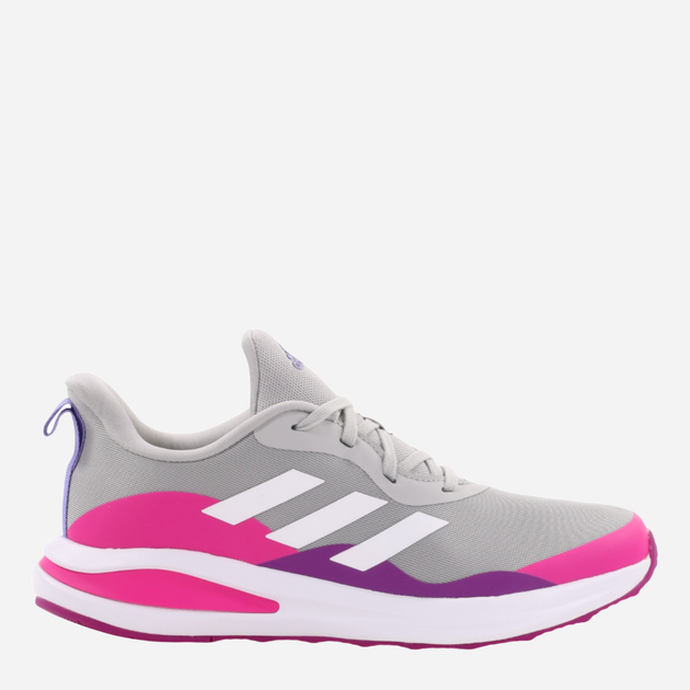 Підліткові кросівки для дівчинки adidas FortaRun K H04105 38.5 Сірий/Рожевий (4064047081718) - зображення 1