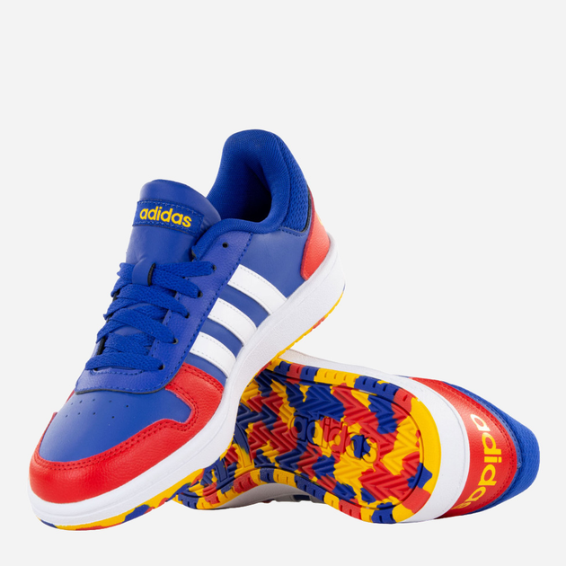 Tenisówki chłopięce adidas Hoops 2.0 K FY7016 39.5 Niebieskie (4064039538374) - obraz 2