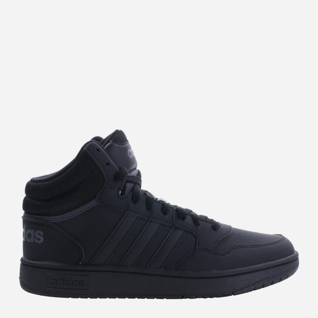 Tenisówki chłopięce adidas hoops 3.0 Mid K HR0228 36 Czarne (4065415596445) - obraz 1