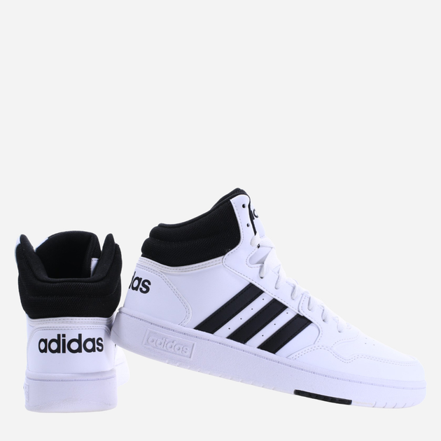 Tenisówki chłopięce adidas hoops 3.0 Mid K IG3715 37.5 Białe (4066759013230) - obraz 2