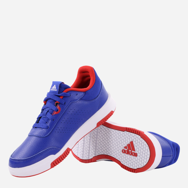 Підліткові кеди для хлопчика adidas Tensaur Sport 2.0 K GW6435 38.5 Сині з білим і червоним (4065426210576) - зображення 4