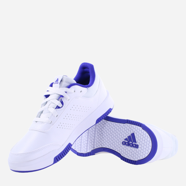 Sneakersy chłopięce adidas Tensaur Sport 2.0 K H06314 39.5 Białe z jasnoniebieskim (4066746166987) - obraz 4