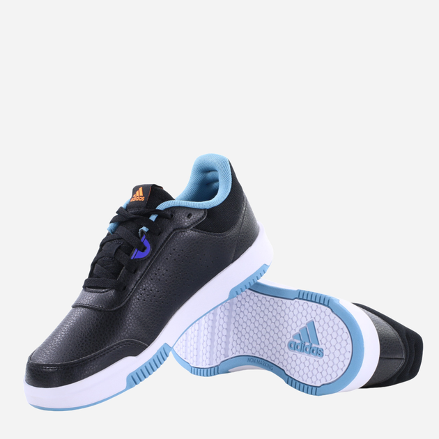 Підліткові кеди для хлопчика adidas Tensaur Sport 2.0 K H06361 38.5 Чорні з різнокольоровим (4066748726240) - зображення 4