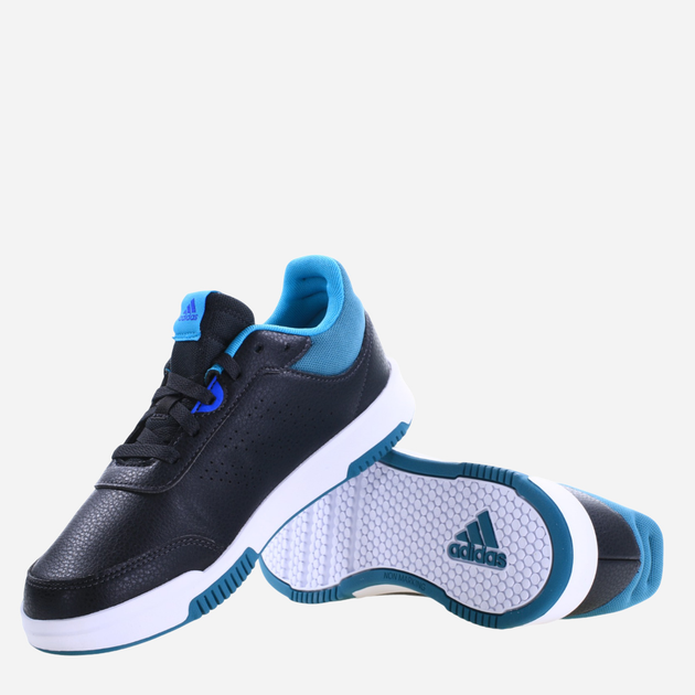 Підліткові кеди для хлопчика adidas Tensaur Sport 2.0 K ID2300 40 Чорні з білим і блакитним (4066755122707) - зображення 4