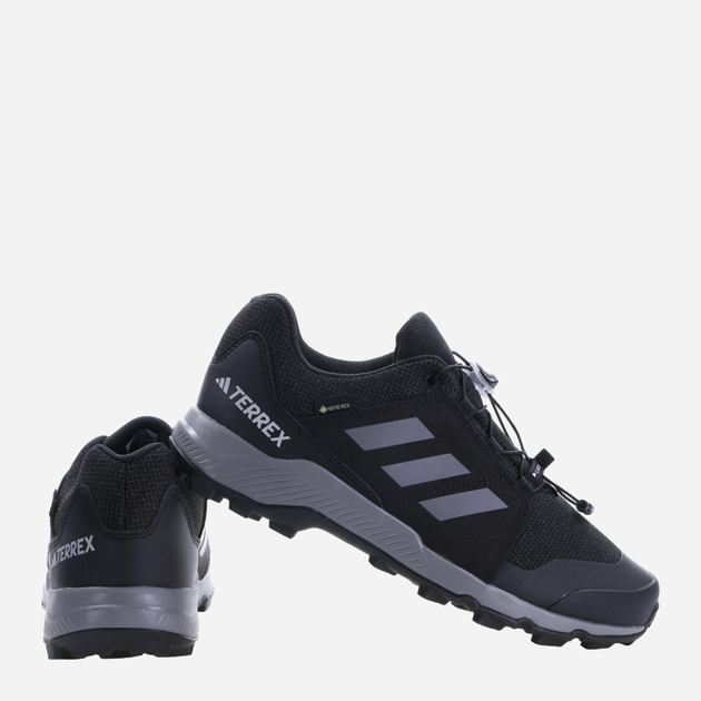 Buty sportowe chłopięce adidas Terrex GTX K IF7519 36.5 Czarne z szarym (4066746340851) - obraz 3